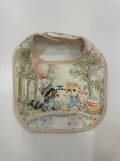 ILLUSTRATION BIB BABY DROOL BIBS