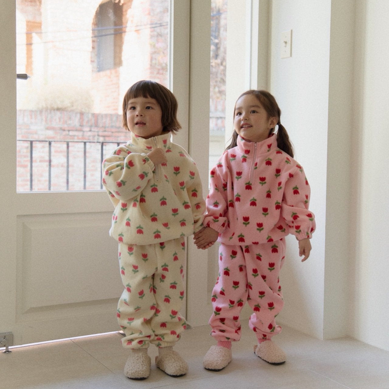 KIDS TULIP HALF-ZIP JOGGER SET