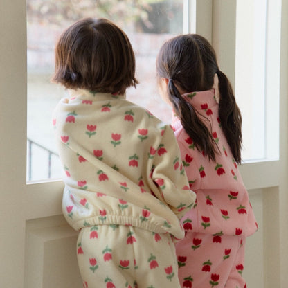 KIDS TULIP HALF-ZIP JOGGER SET