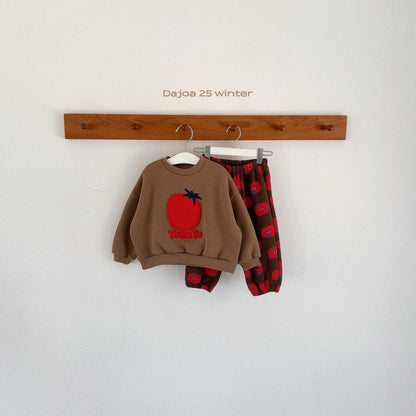 KIDS CARTOON TOMATO 2PIECE SET