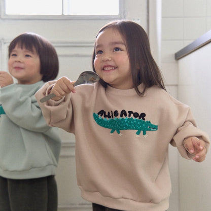 KIDS CARTOON CROCODILE 2PIECE SET