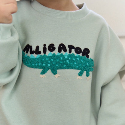 KIDS CARTOON CROCODILE 2PIECE SET
