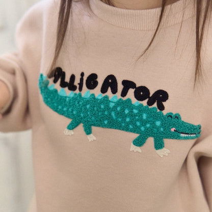 KIDS CARTOON CROCODILE 2PIECE SET