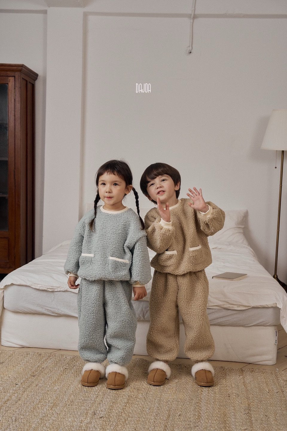 KIDS SHERPA TWO-PIECE SET