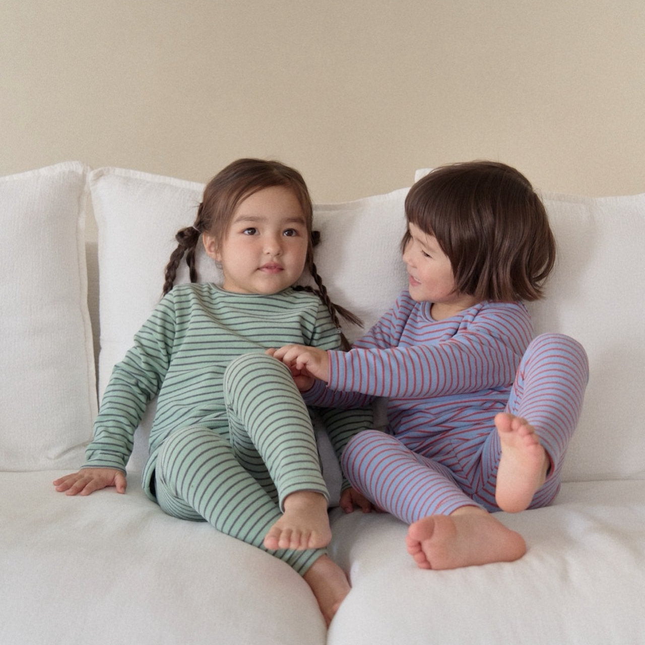 KIDS STRIPED PAJAMA SET