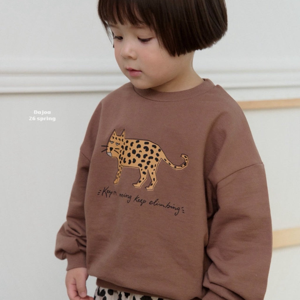 KIDS CARTOON BABY CHEETAH 2PIECE SET