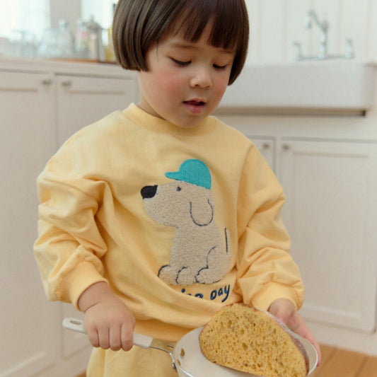 KIDS CARTOON PUPPY 2PIECE SET