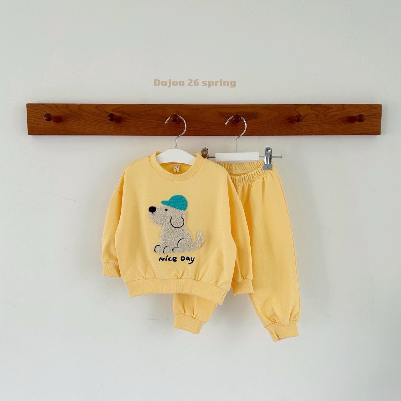 KIDS CARTOON PUPPY 2PIECE SET