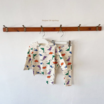 KIDS DINOSAUR PAJAMA SET