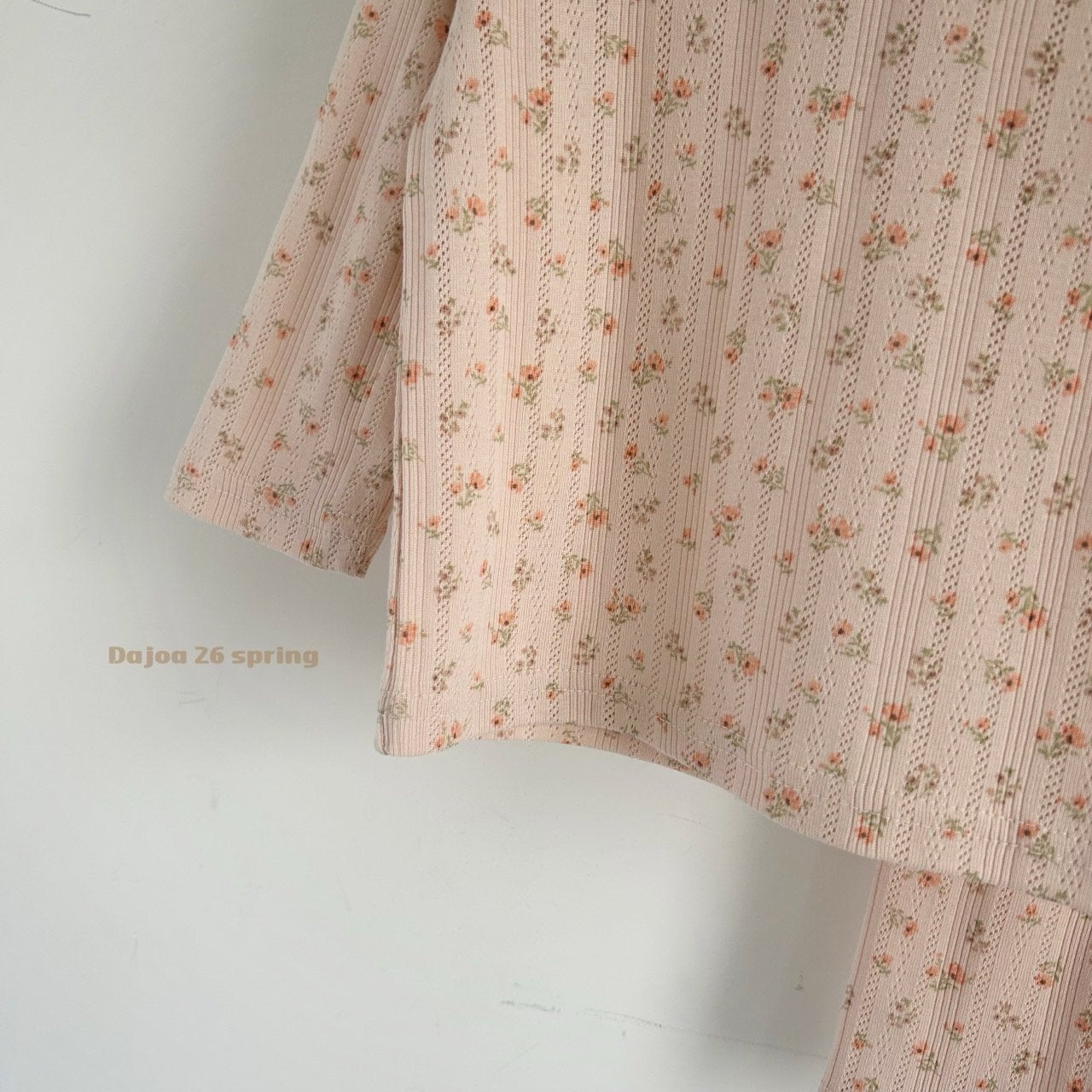 KIDS FLORAL PAJAMA SET (2 COLORS)