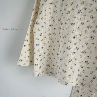 KIDS FLORAL PAJAMA SET (2 COLORS)