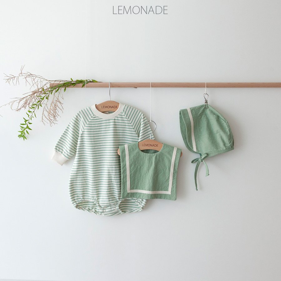 BABY MARINE LONG SLEEVE ROMPER WITH HAT