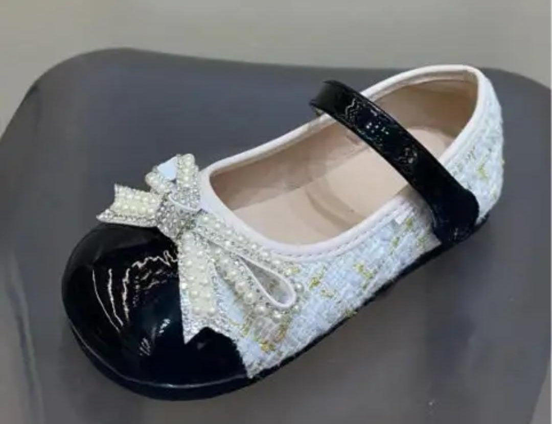 Tweed Mary Jane Flats