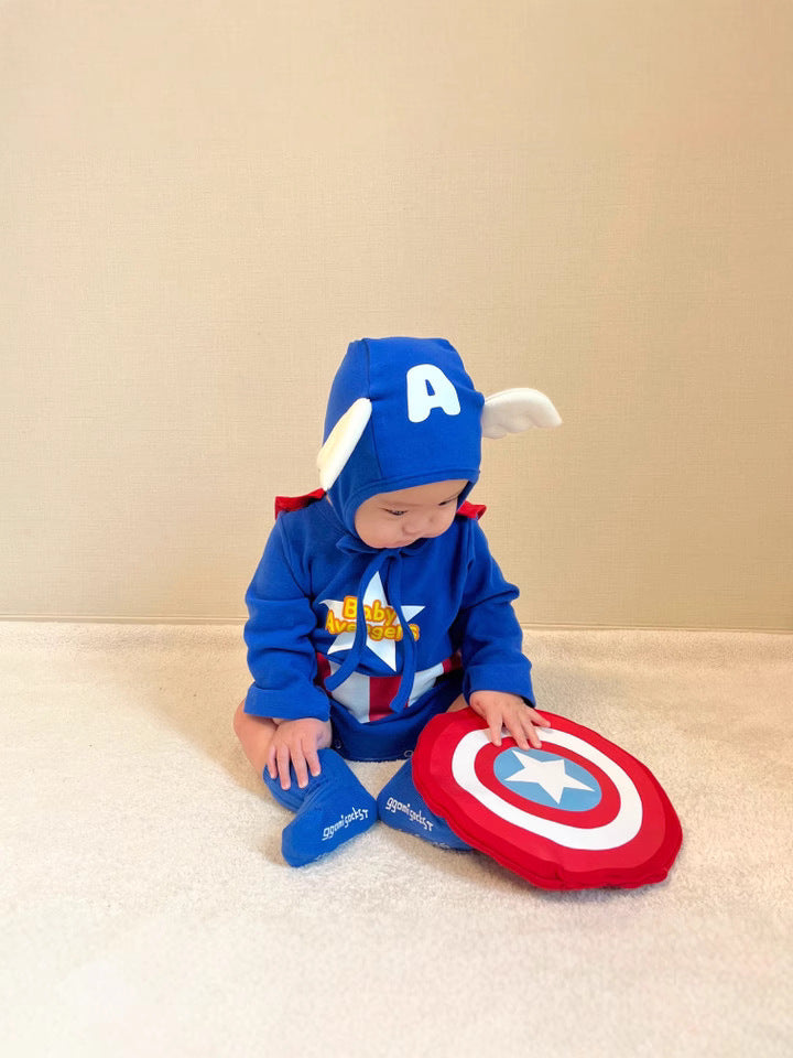 Baby Captain America Costume Set