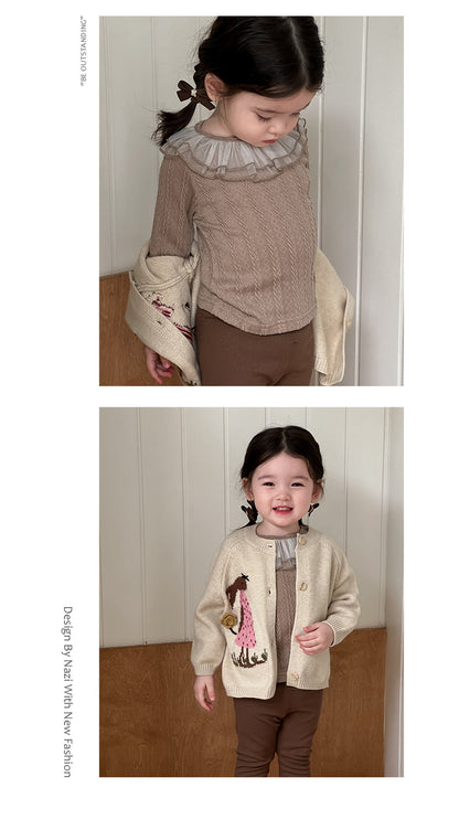 COZY RABBIT KNIT CARDIGAN