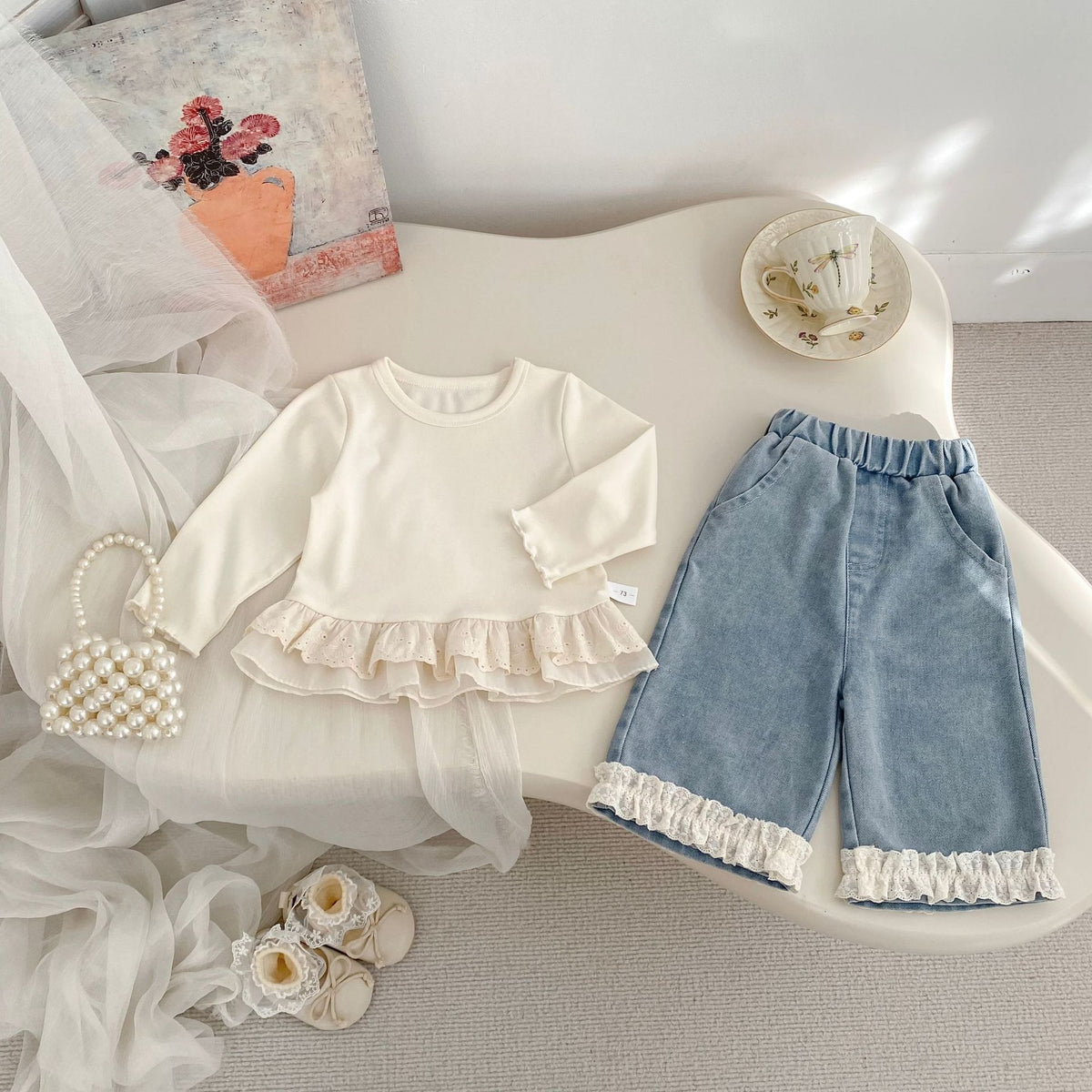 Bluebell Lace Denim