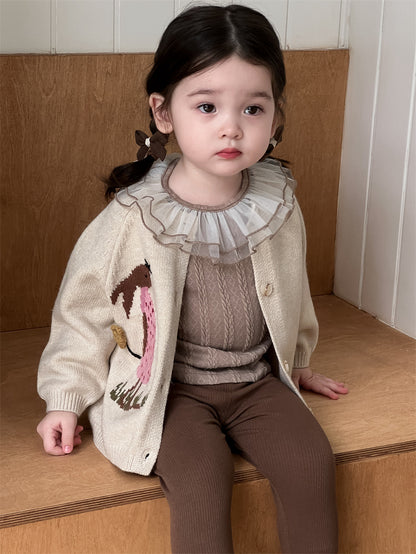 COZY RABBIT KNIT CARDIGAN