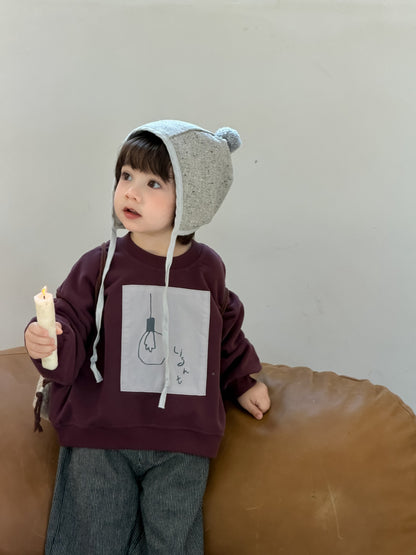 BURGUNDY LIGHT CREWNECK