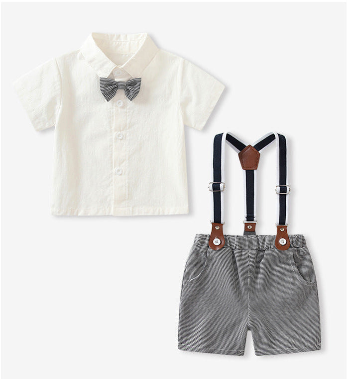 BOYS FORMAL OVERALL SETS (4 COLORS)