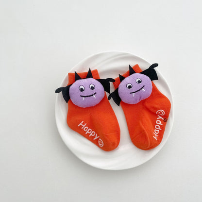 Halloween Cartoon Character Baby Socks