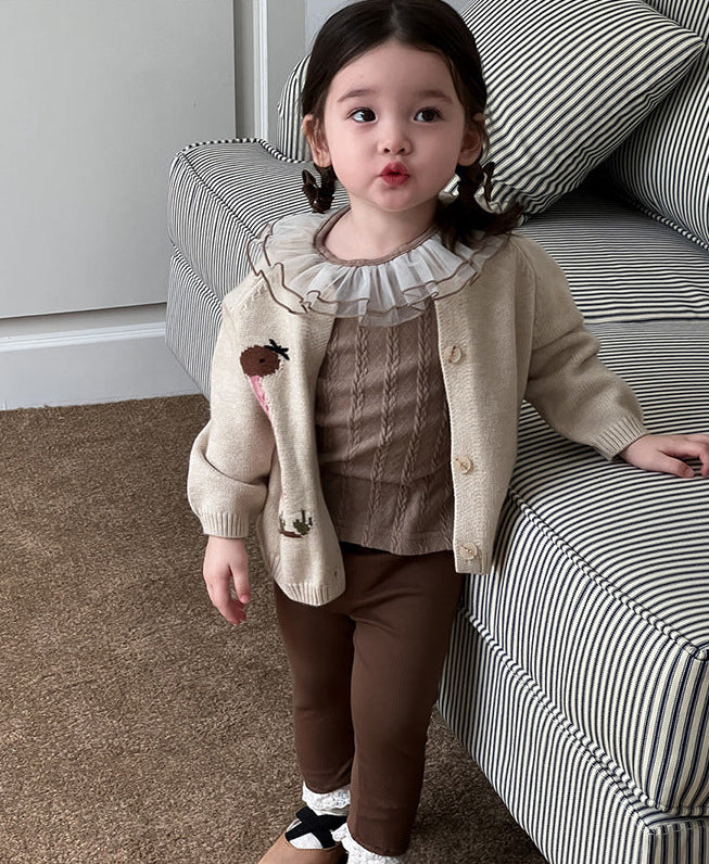 COZY RABBIT KNIT CARDIGAN