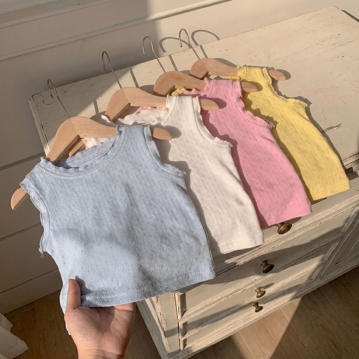 KIDS RUFFLE TANK TOP