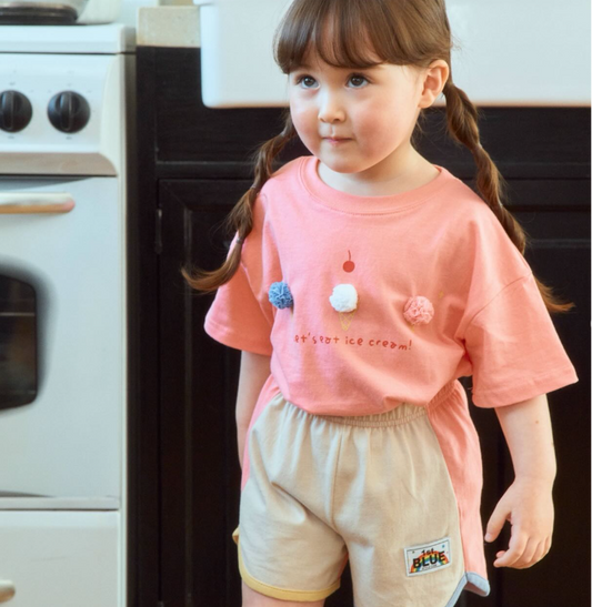 KIDS EAT ICECREAM T-SHIRT