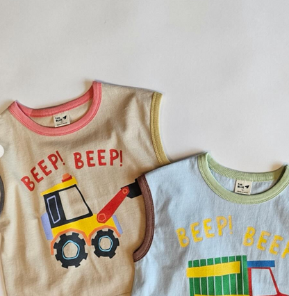 KIDS CRANE SLEEVELESS SETS