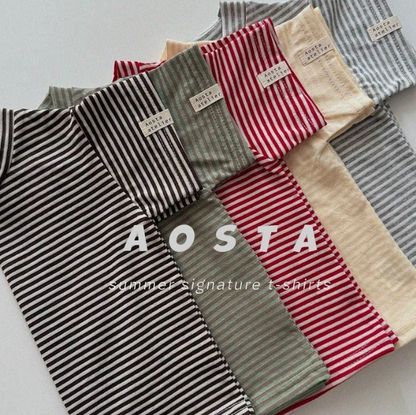 KIDS STRIPE SUMMER T-SHIRT