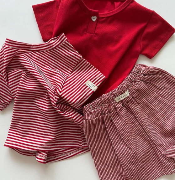 KIDS STRIPE SUMMER T-SHIRT