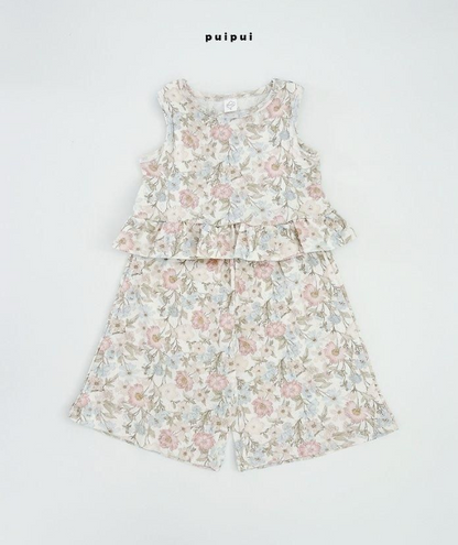 GIRLS ROMANTIC FLORAL PICNIC SETUP (2 COLORS)