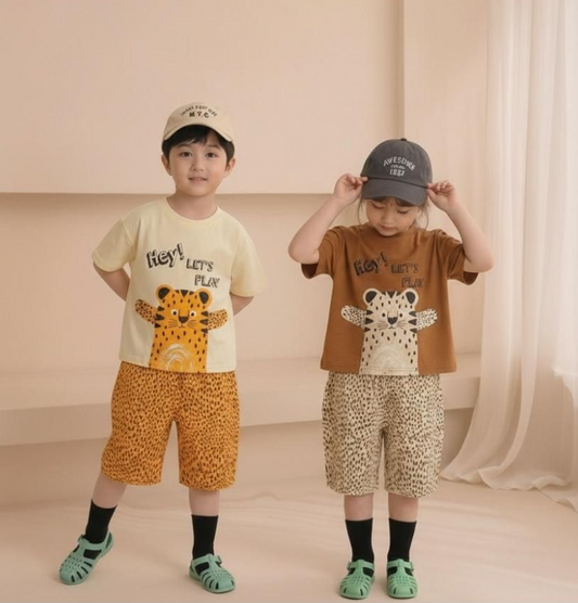 KIDS HUG CHEETAH T-SHIRT