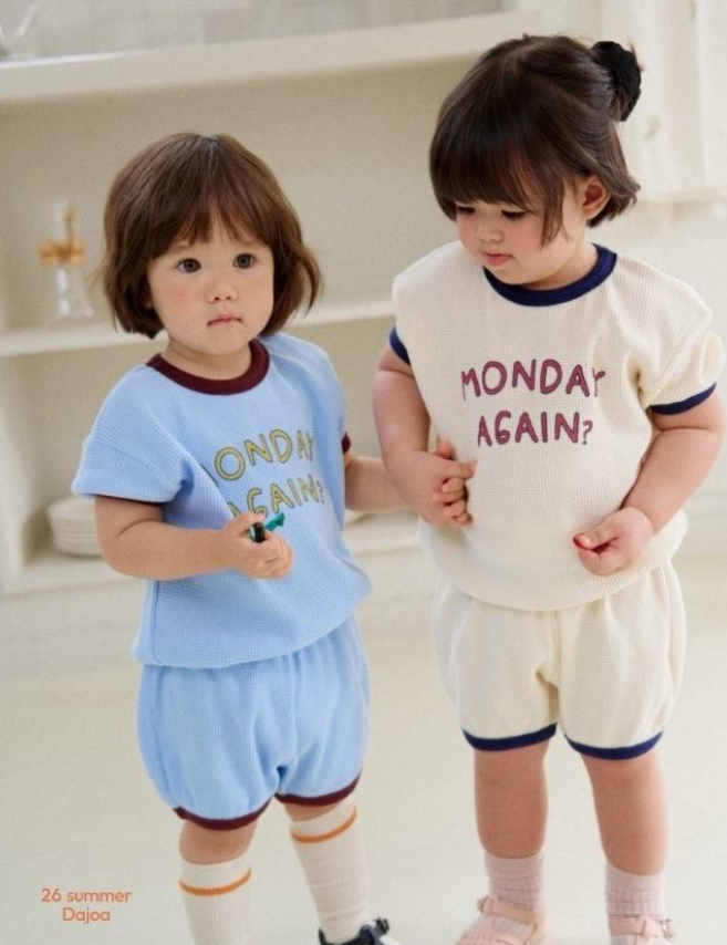 KIDS SUMMER MONDAY KNIT SETS