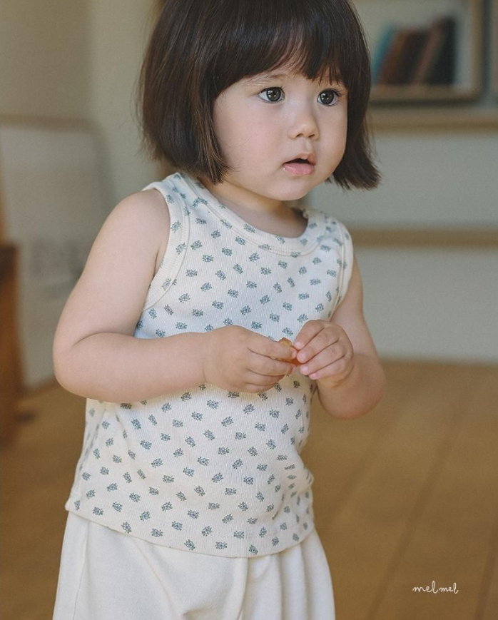 BABY FLORAL TANK TOP (2 COLORS)