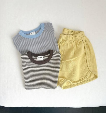 BABY COZY STRIPE T-SHIRT
