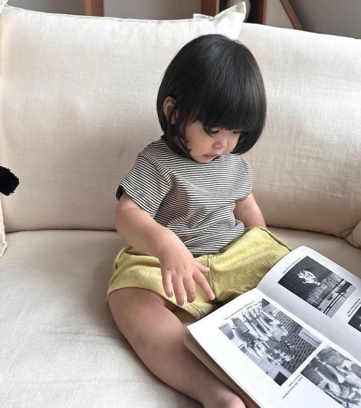 BABY COZY STRIPE T-SHIRT
