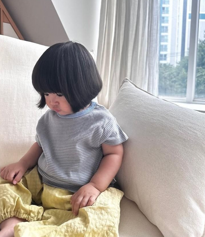 BABY COZY STRIPE T-SHIRT