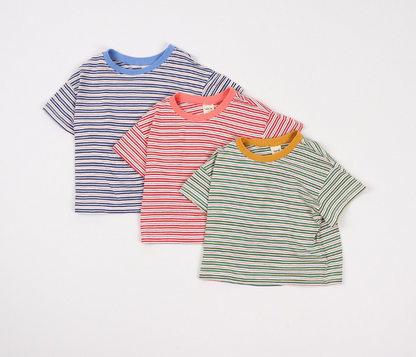 LIGHTWEIGHT STRIPED T-SHIRT (3 COLORS)