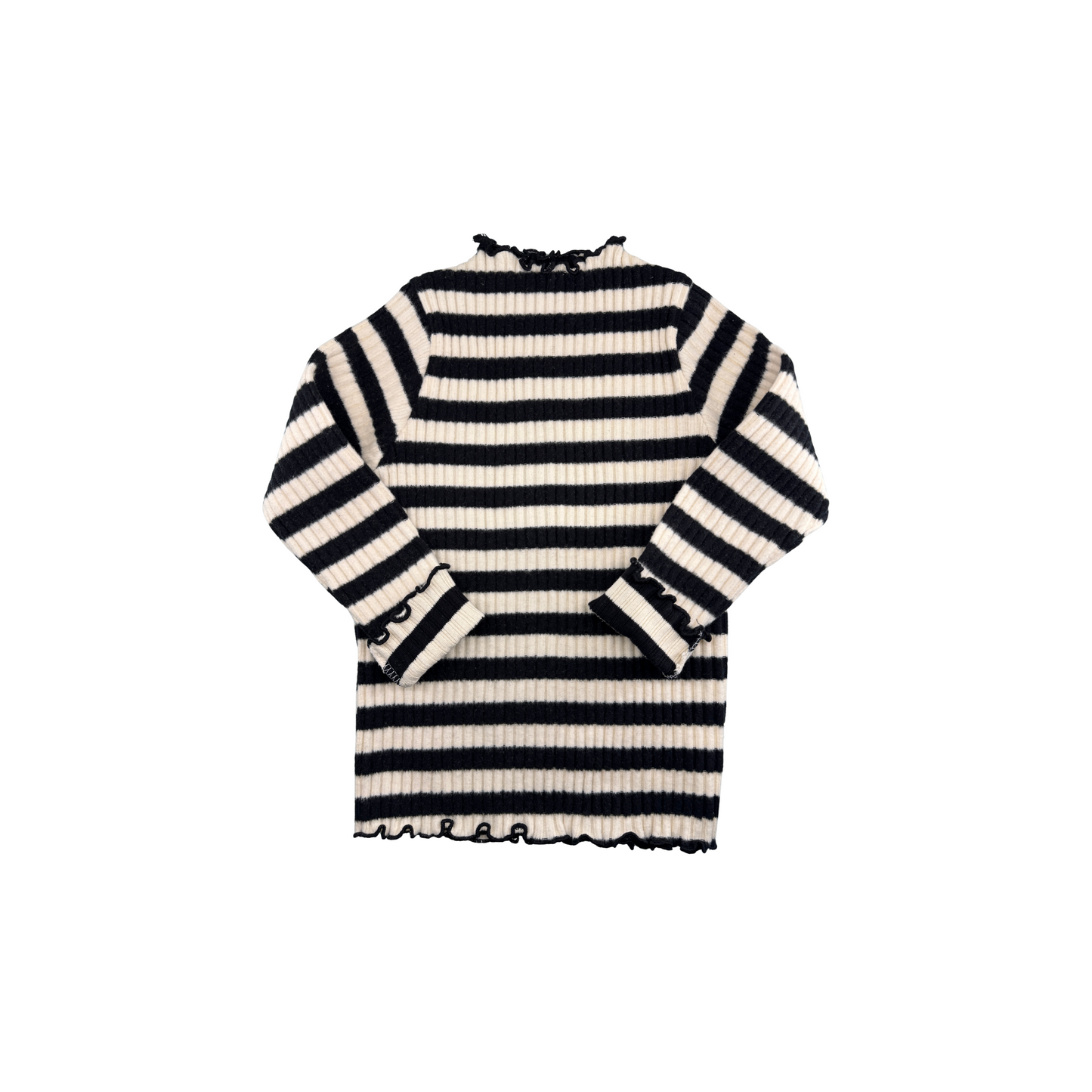 GIRLS KNIT RIBBED LONG SLEEVE