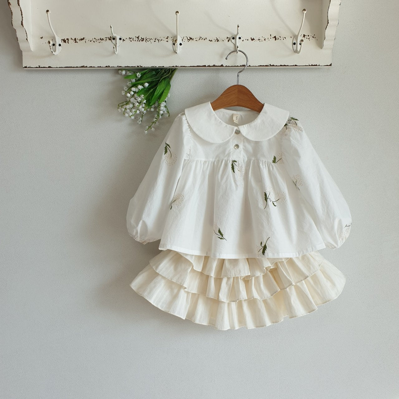 GIRLS LAYERED RUFFLE SKIRT