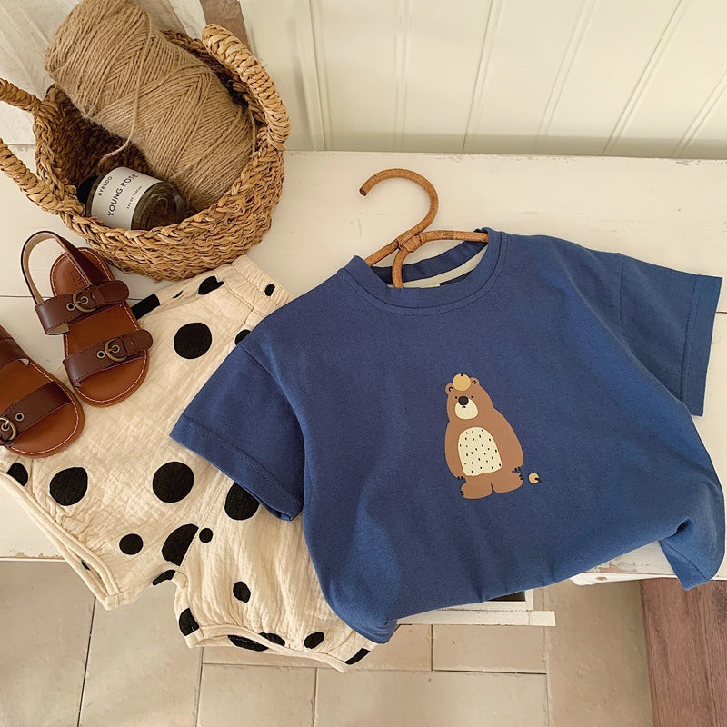 SIMPLE ANIMAL PRINT T-SHIRT