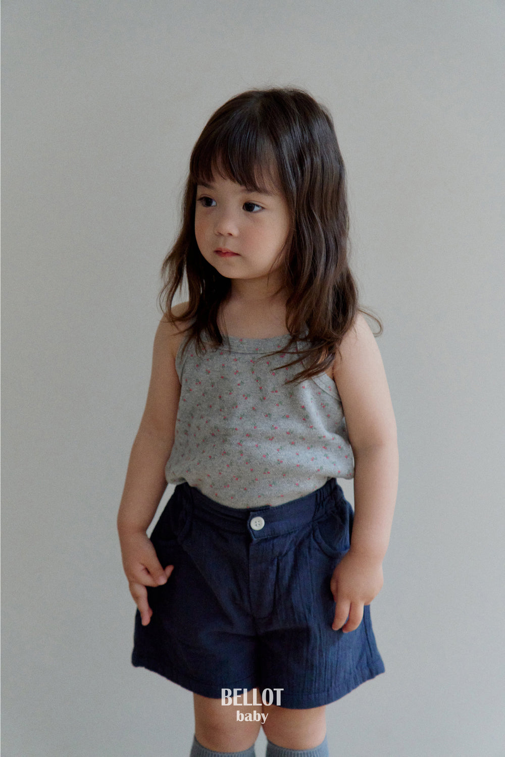 BABY COTTON FIT SHORTS (2 COLORS)