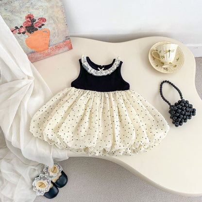 BABY DOTTED FORMAL DRESS