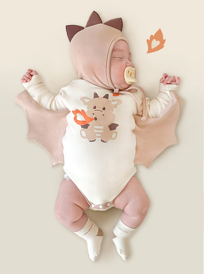 BABY DRAGON ONSIE WITH HAT (2 COLORS)