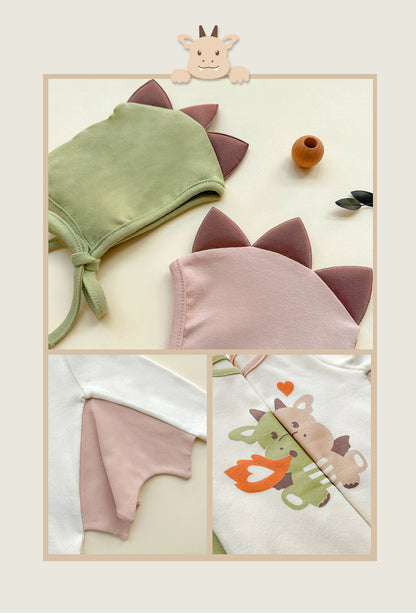 BABY DRAGON ONSIE WITH HAT (2 COLORS)