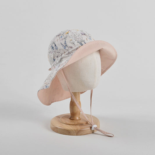 KIDS FLORAL REVERSIBLE PLAY HAT