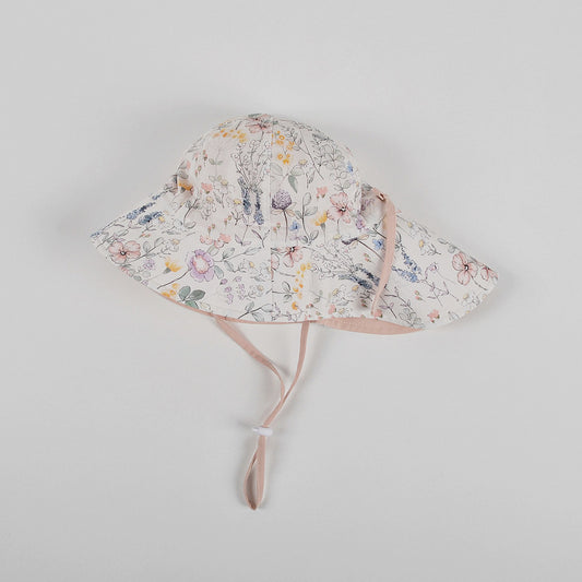 KIDS FLORAL REVERSIBLE PLAY HAT