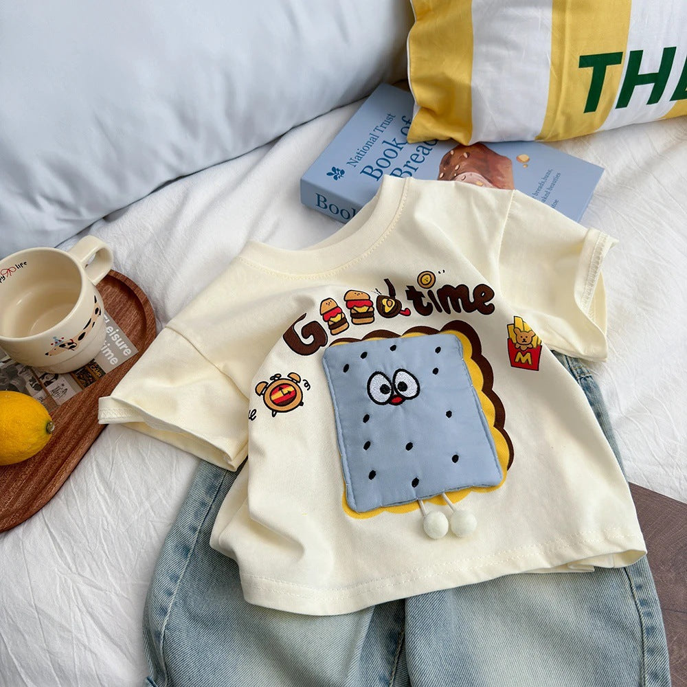 GOOD TIME BISCUIT 3D T-SHIRT