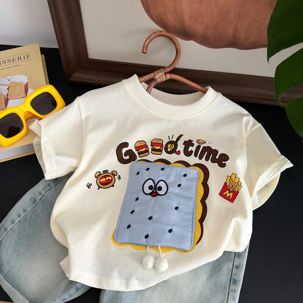 GOOD TIME BISCUIT 3D T-SHIRT