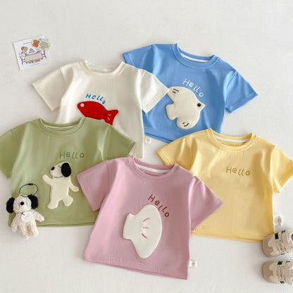 BABY SIMPLE HELLO T-SHIRT